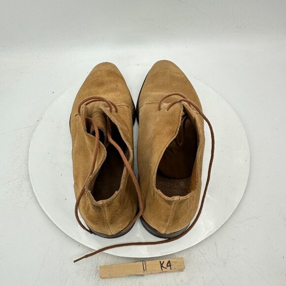 Crockett & Jones Hayle Men UK 7.5E US 8.5 Light Brown Suede Ankle Chukka Boot - Picture 10 of 13